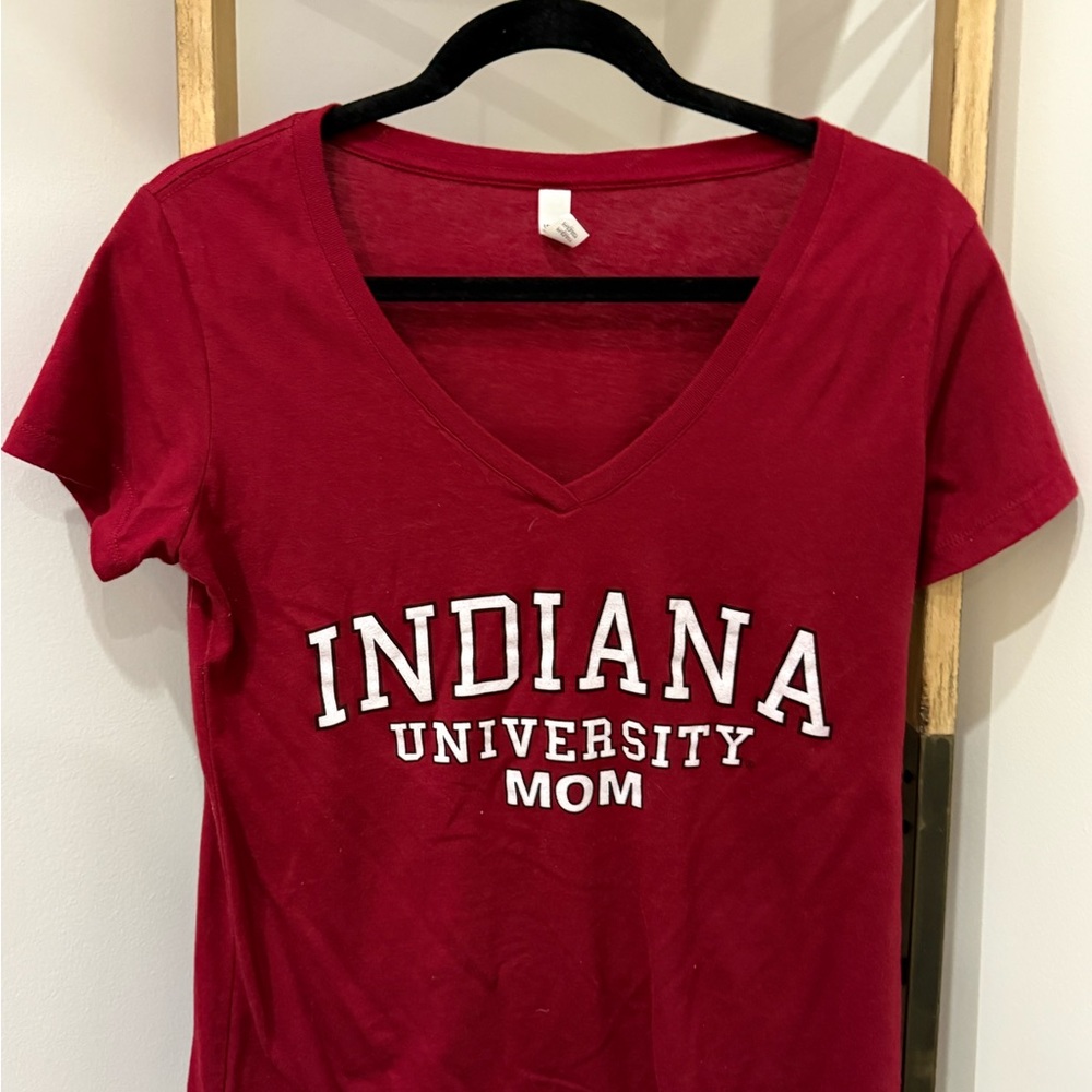 Indiana University Mom Red T-Shirt